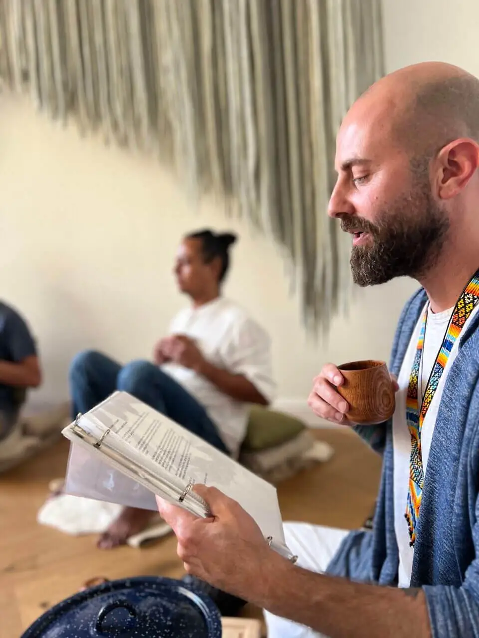 Ido Grinberg Leading a Guided Session with Participants