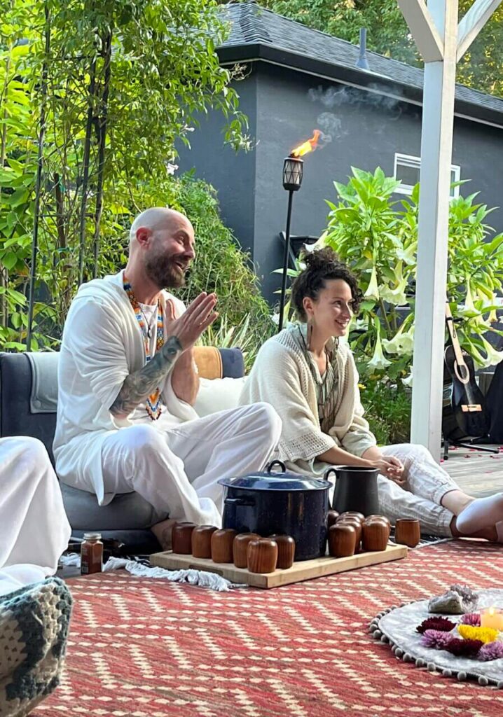 Ido Grinberg and Wife Leading a Transformative Ceremony